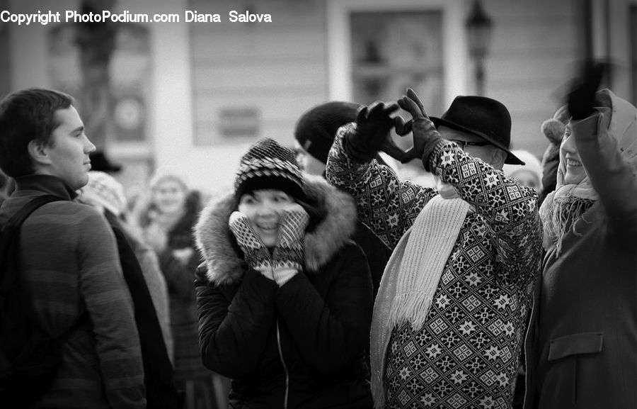 People, Person, Human, Crowd, Clothing, Overcoat, Suit