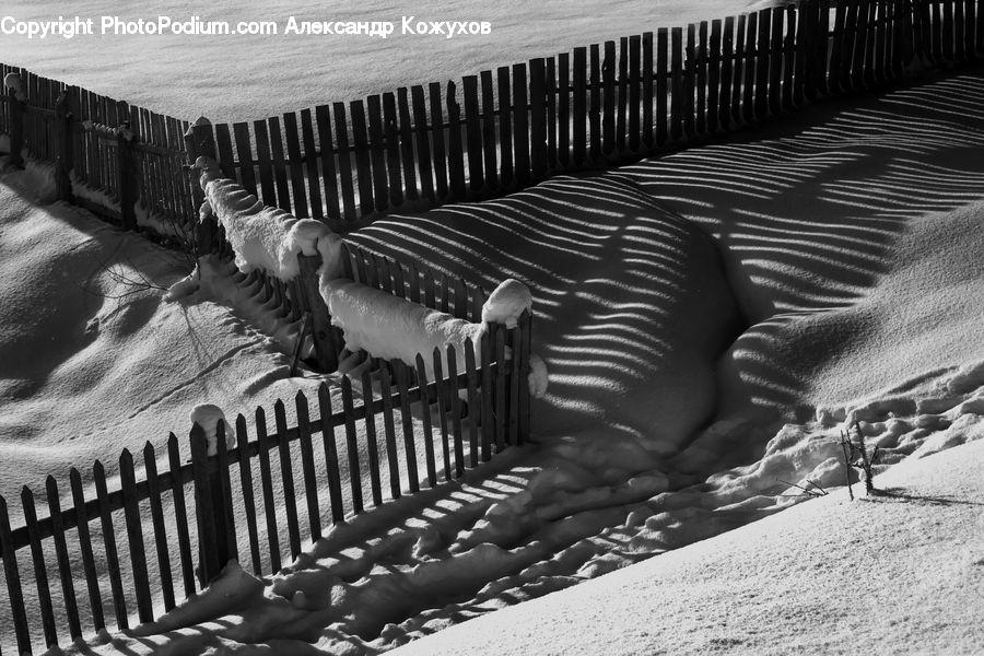 Bench, Fence, Coast, Outdoors, Sea, Water, Dock