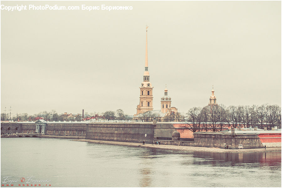 Architecture, Spire, Steeple, Tower, Aircraft Carrier, Ship, Vessel