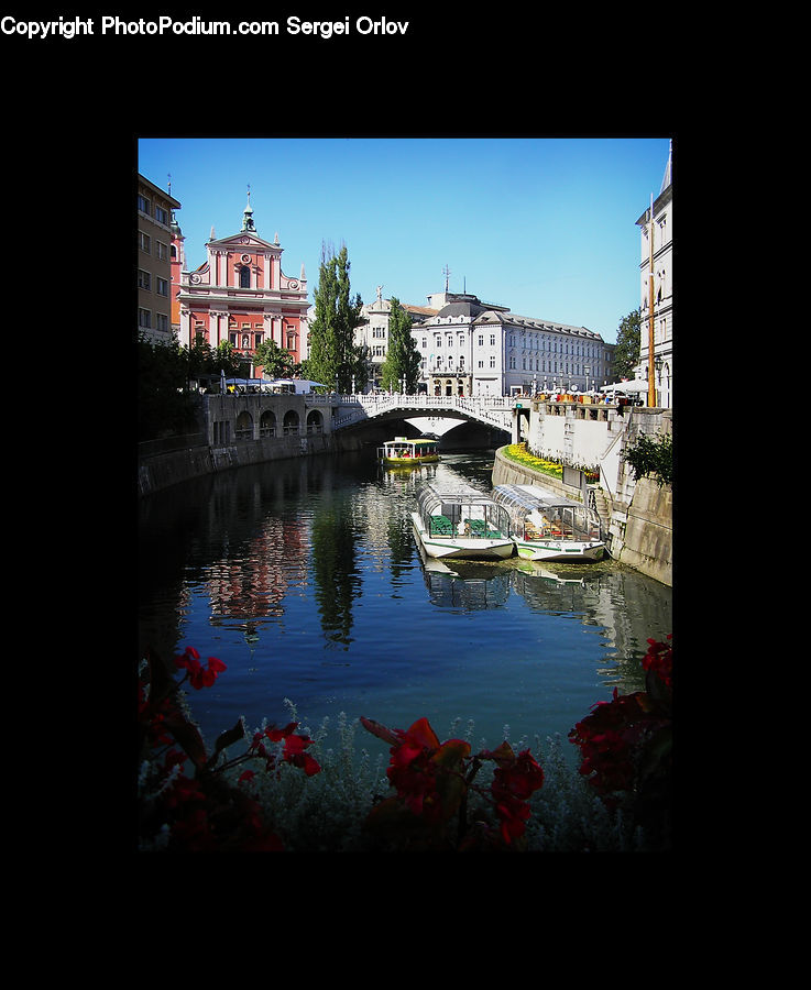 Boat, Watercraft, Canal, Outdoors, River, Water, Dock