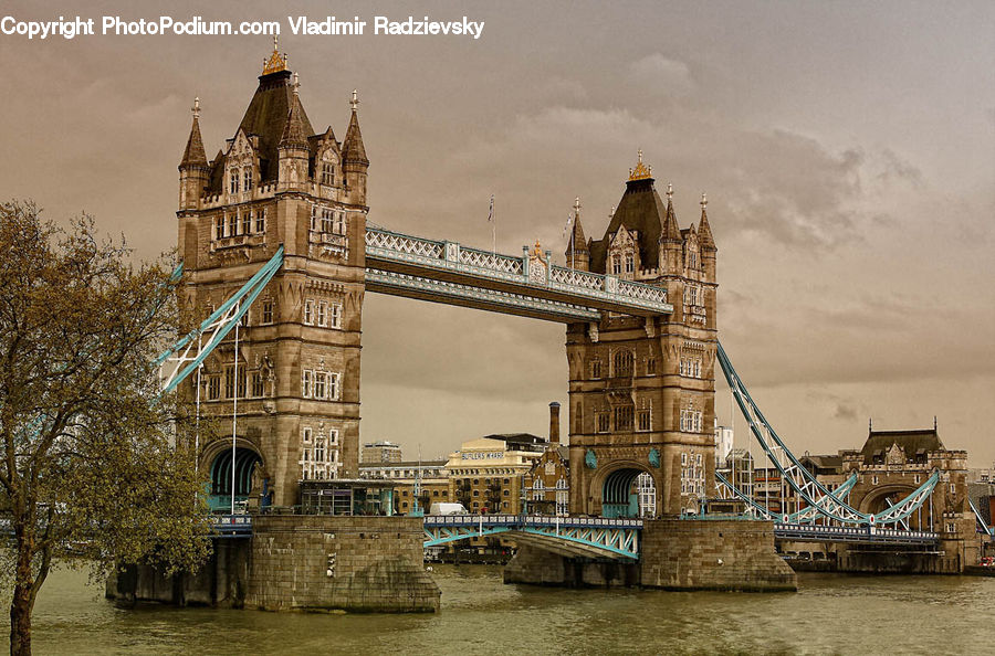 Bridge, Architecture, Bell Tower, Clock Tower, Tower, Building, Mansion