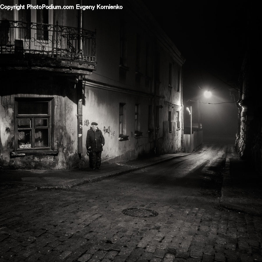 Alley, Alleyway, Road, Street, Town, Fireplace, Hearth