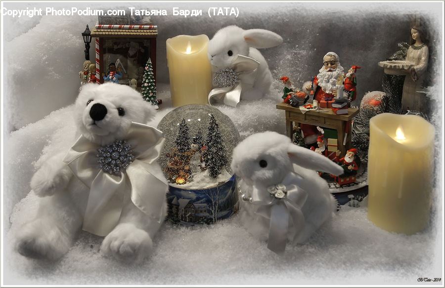 People, Person, Human, Candle, Figurine, Toy, Ice
