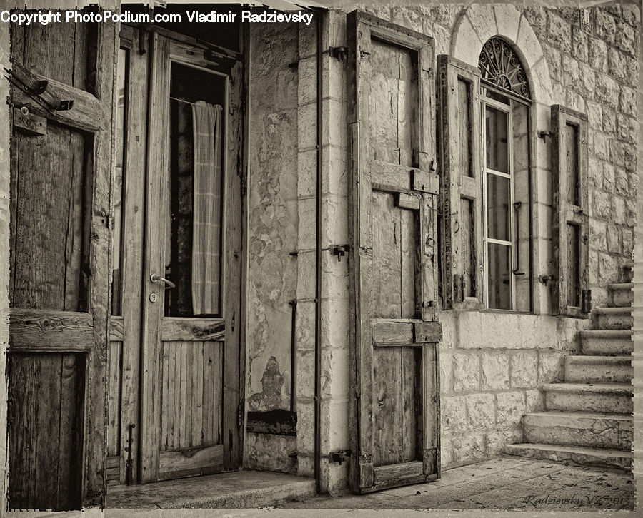 Wood, Alley, Alleyway, Road, Street, Town, Brick