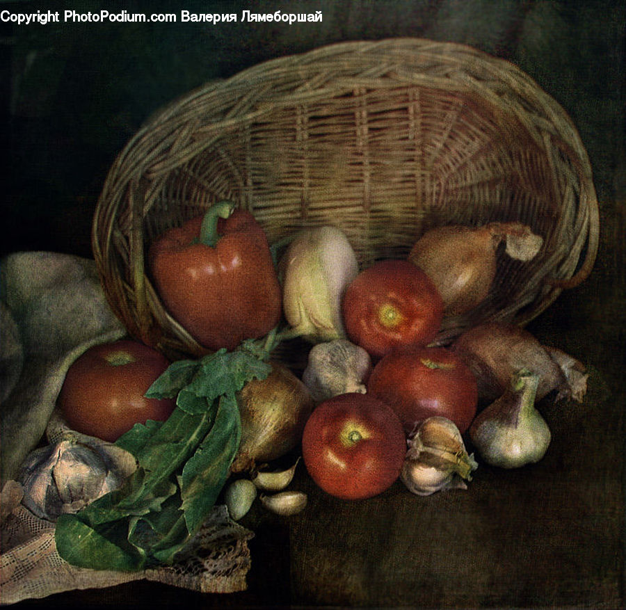Garlic, Plant, Onion, Produce, Shallot, Vegetable