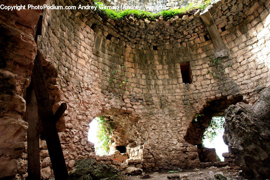 People, Person, Human, Brick, Castle, Fort, Hole