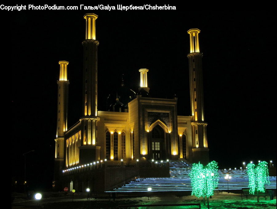 Architecture, Dome, Mosque, Worship, Beacon, Building, Lighthouse