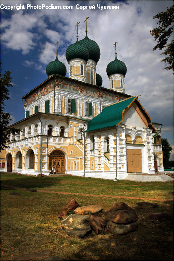 Architecture, Dome, Tower, Mansion, Mosque, Worship, Housing