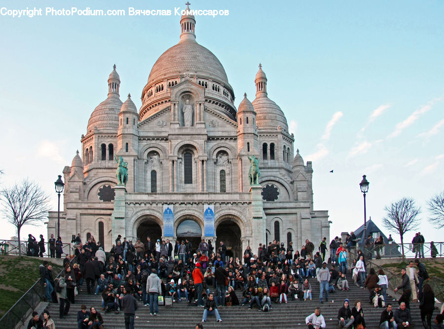 Crowd, Architecture, Dome, Building, Church, Worship, City