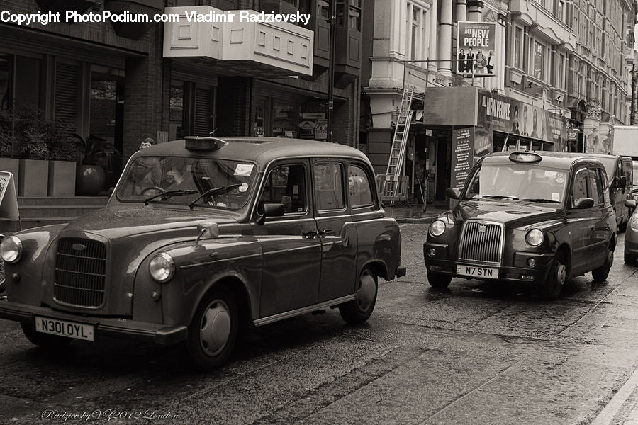 Cab, Car, Taxi, Vehicle, Automobile, Van, Sedan