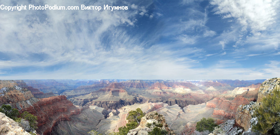 Canyon, Outdoors, Valley, Mountain, Plant, Vegetation, Rock