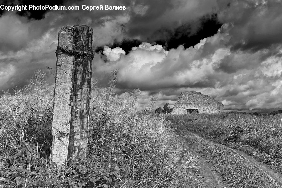 Countryside, Outdoors, Field, Rural, Cloud, Cumulus, Sky