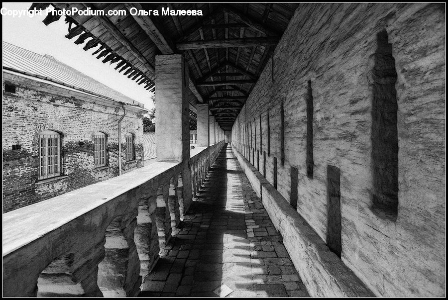 Alley, Alleyway, Road, Street, Town, Brick, Rock