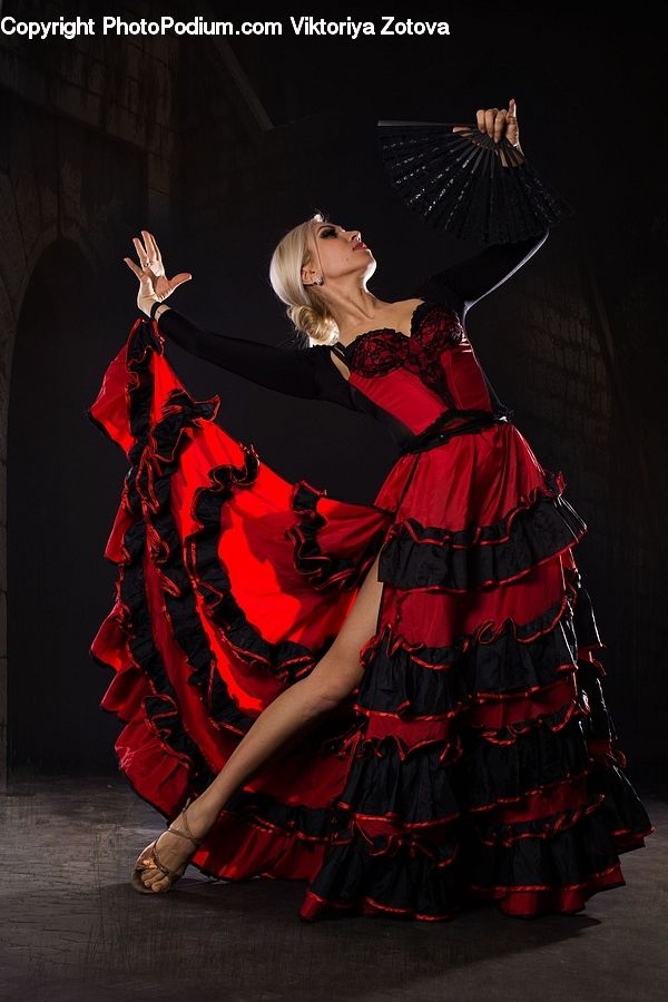 Dance, Dance Pose, Flamenco, Music, Performer, People, Person