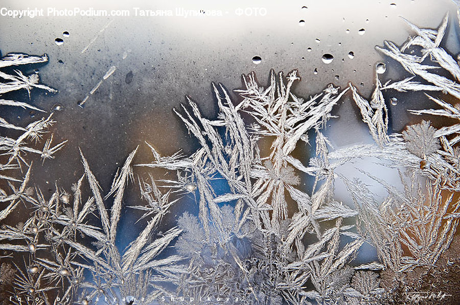 Frost, Ice, Outdoors, Snow, Pavement, Dirt Road, Gravel