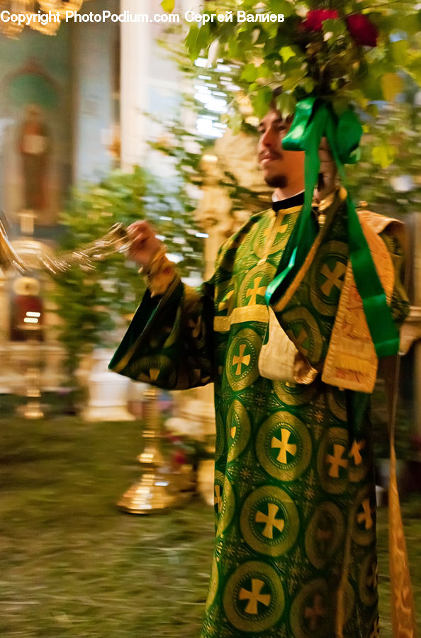 People, Person, Human, Plant, Potted Plant, Cup, Costume