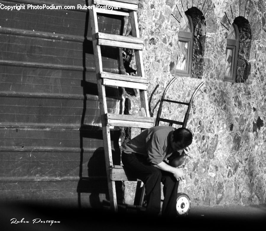 People, Person, Human, Chair, Furniture, Reading, Bench