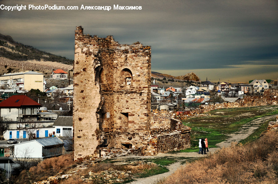 Ruins, Castle, Fort, Architecture, Cabin, Hut, Rural