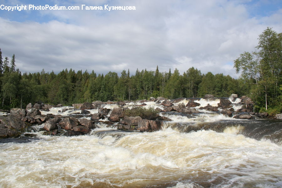 Outdoors, River, Water, Creek, Rock, Nature, Rubble