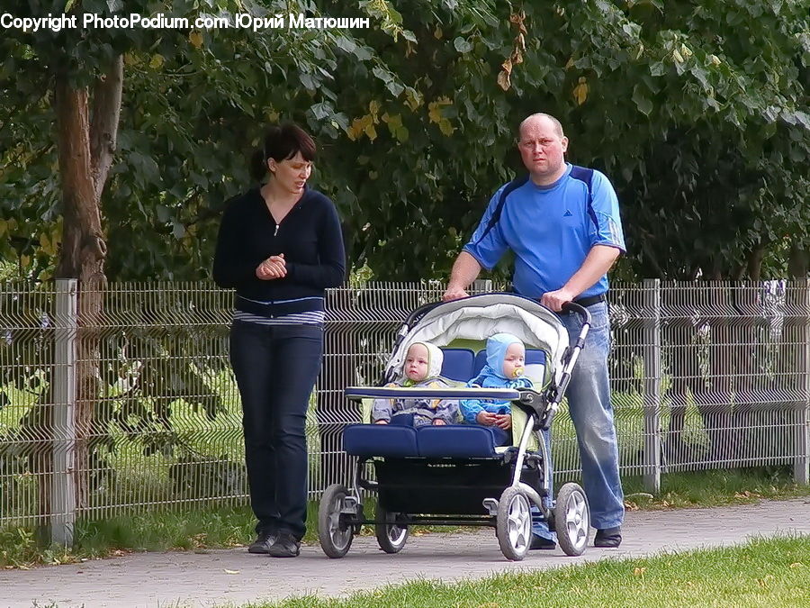 Human, People, Person, Stroller, Automobile, Car, Vehicle