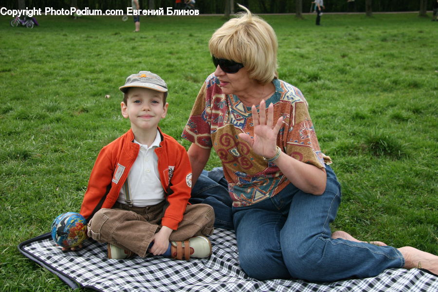 Human, People, Person, Park Bench, Picnic, Leisure Activities, Field