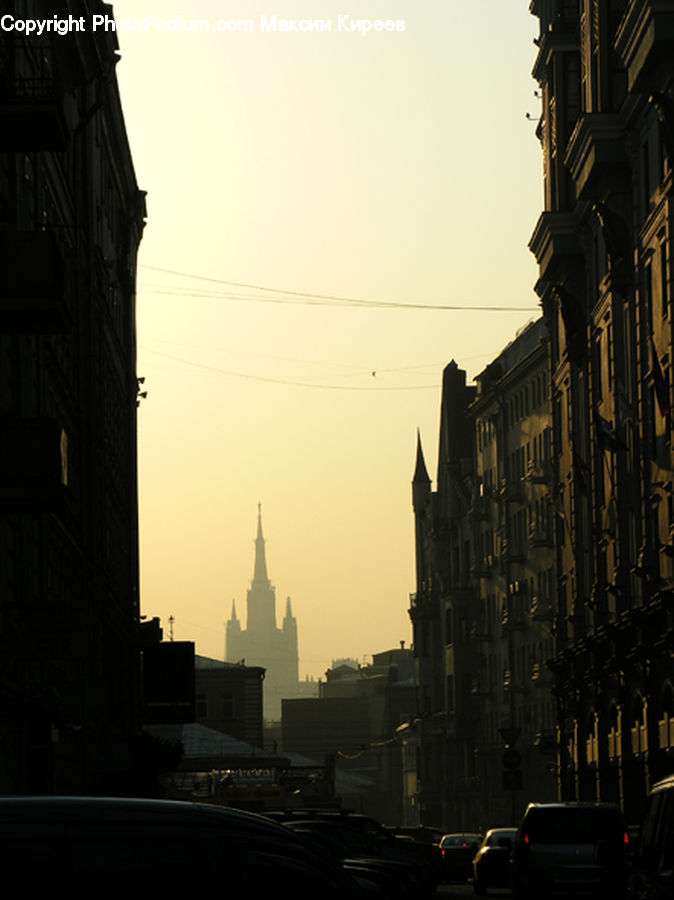 City, Downtown, Urban, Dusk, Outdoors, Sky, Sunlight