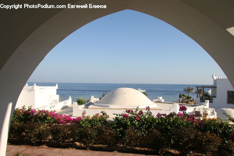 Arch, Building, Housing, Villa, Architecture, Dome, Balcony