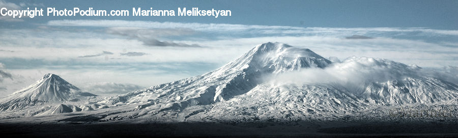 Arctic, Glacier, Ice, Mountain, Outdoors, Snow, Mountain Range
