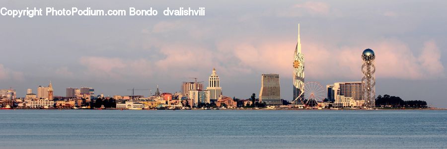 Factory, Refinery, Architecture, Tower, City, Downtown, Metropolis