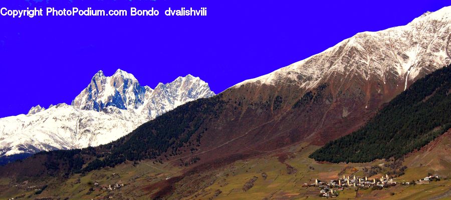 Crest, Mountain, Outdoors, Peak, Mountain Range, Alps, Arctic