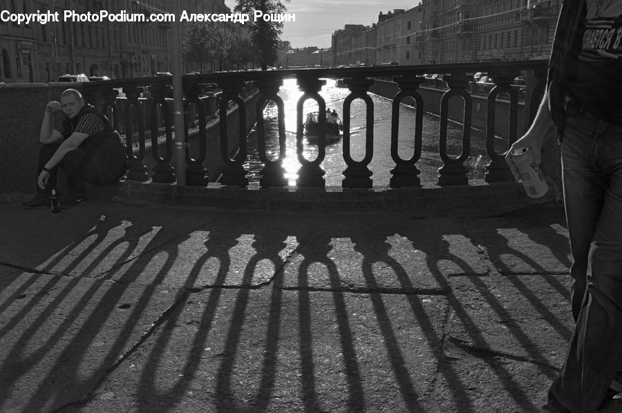 People, Person, Human, Water, Dock, Pier, Column