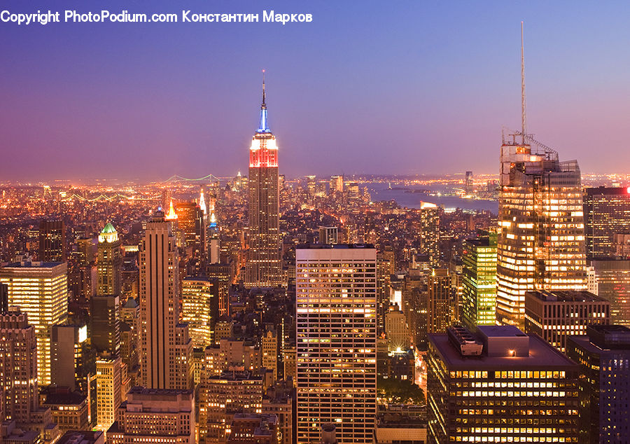 City, Downtown, Metropolis, Urban, Architecture, Tower, Building