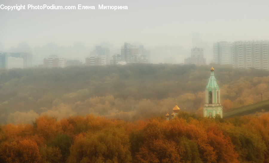 Fog, Mist, Outdoors, Dawn, Dusk, Sky, Sunrise