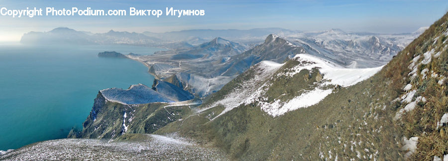 Arctic, Glacier, Ice, Mountain, Outdoors, Snow, Crest