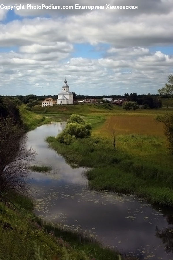 Land, Marsh, Outdoors, Swamp, Water, Countryside, Canal