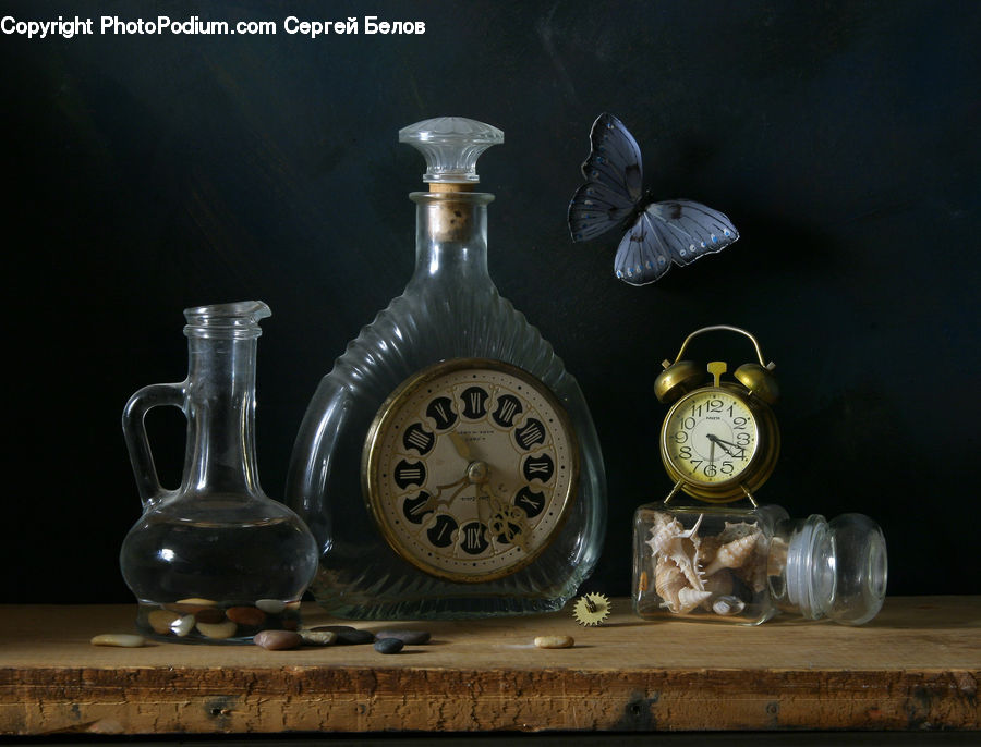 Glass, Goblet, Clam, Sea Life, Seashell, Alcohol, Beverage