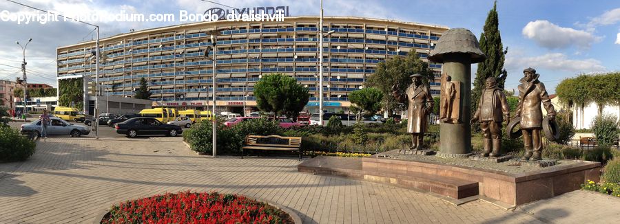Architecture, Downtown, Plaza, Town Square, Building, Housing, Parliament