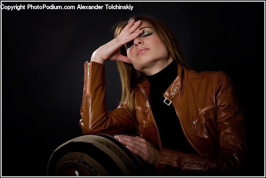 Human, People, Person, Clothing, Coat, Jacket, Leather Jacket