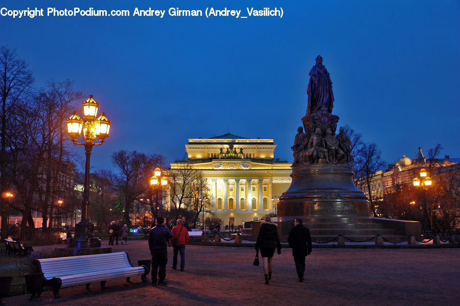 Art, Sculpture, Statue, Architecture, Downtown, Plaza, Town Square
