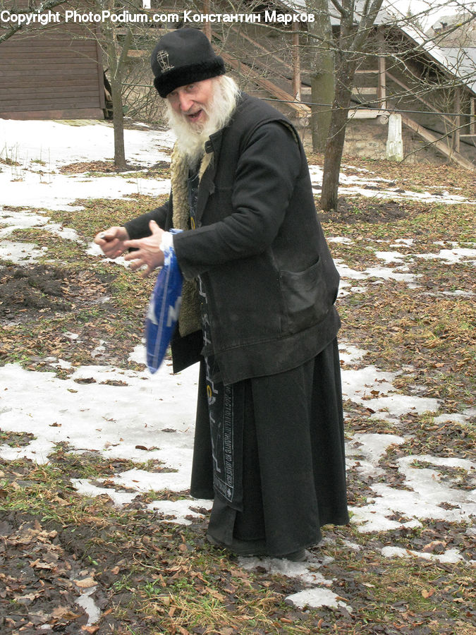 Human, People, Person, Coat, Overcoat, Outdoors, Cap