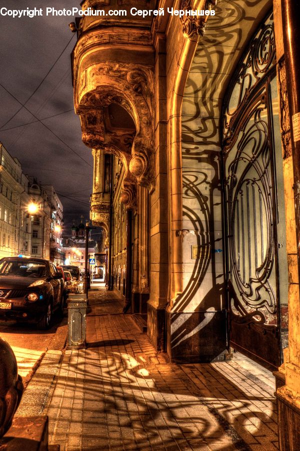 Boardwalk, Path, Pavement, Sidewalk, Walkway, Corridor, Automobile
