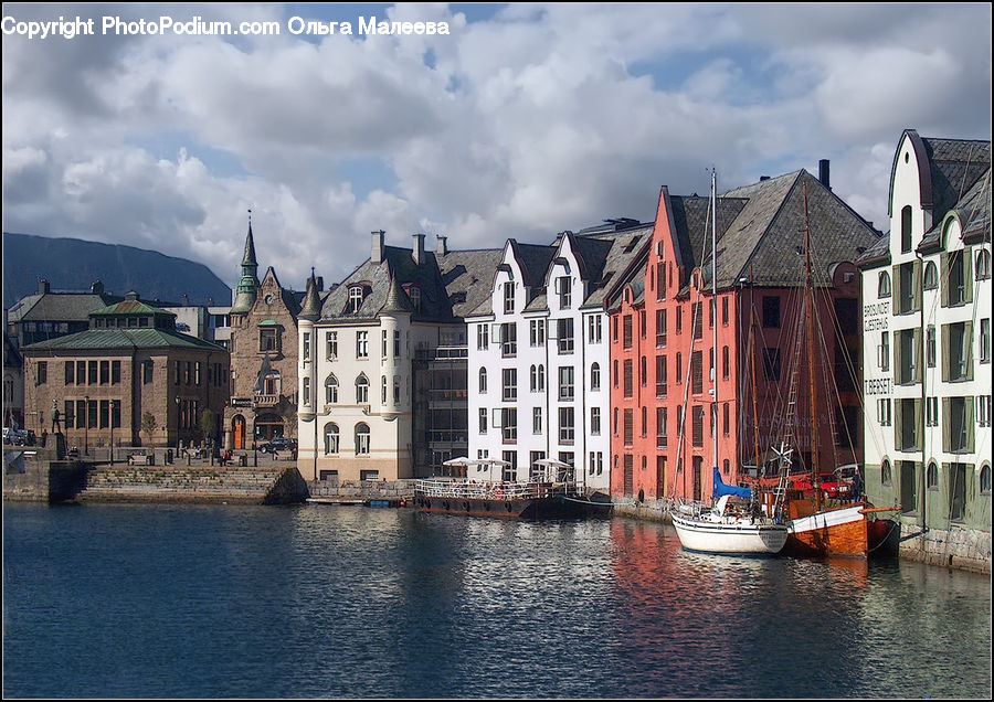 Boat, Gondola, Canal, Outdoors, River, Water, Building