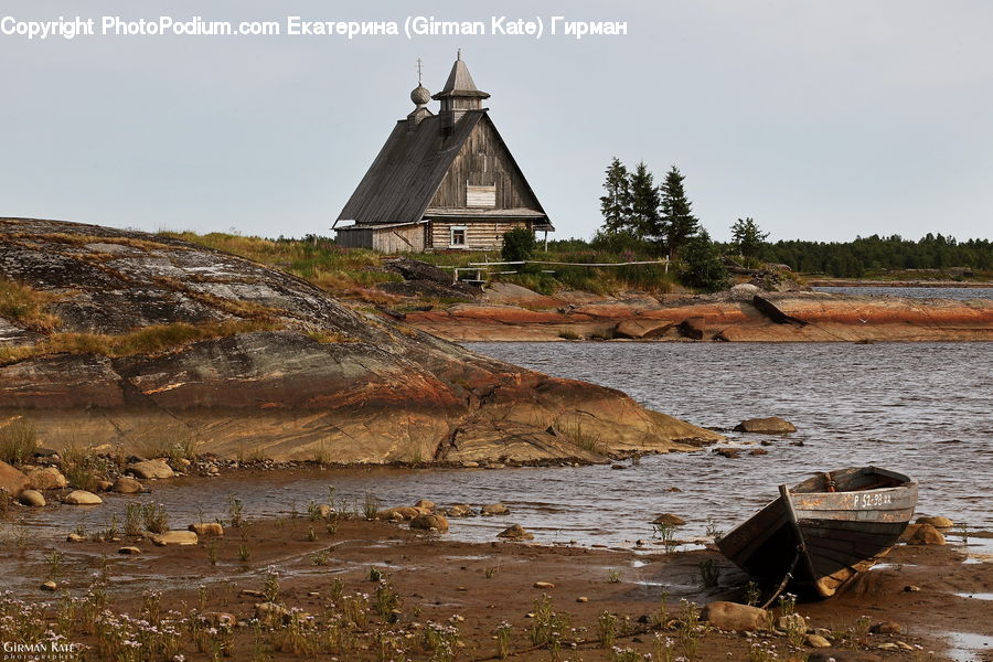 Boat, Watercraft, Cabin, Hut, Rural, Shack, Shelter