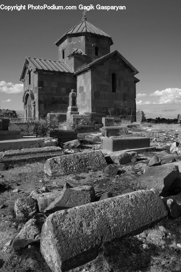 Ruins, Architecture, Church, Worship, Rock, Coast, Outdoors