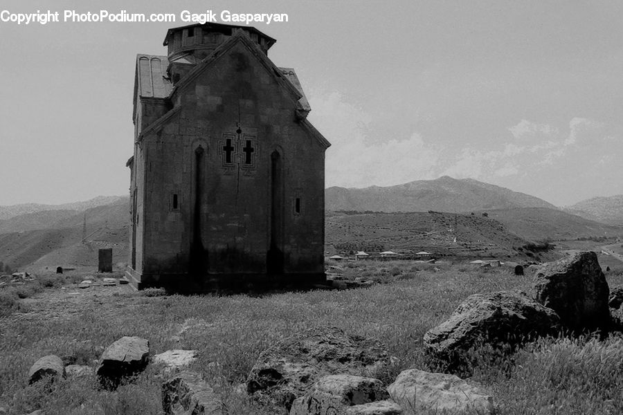 Architecture, Castle, Fort, Church, Worship, Rock, Bunker