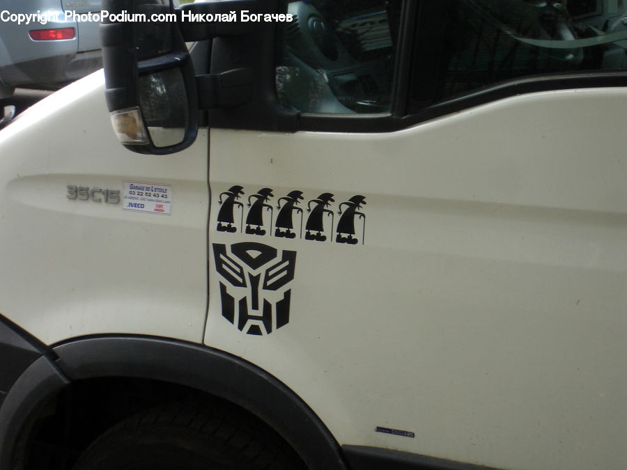 Moving Van, Van, Bumper, Car, Cab, Taxi, Vehicle