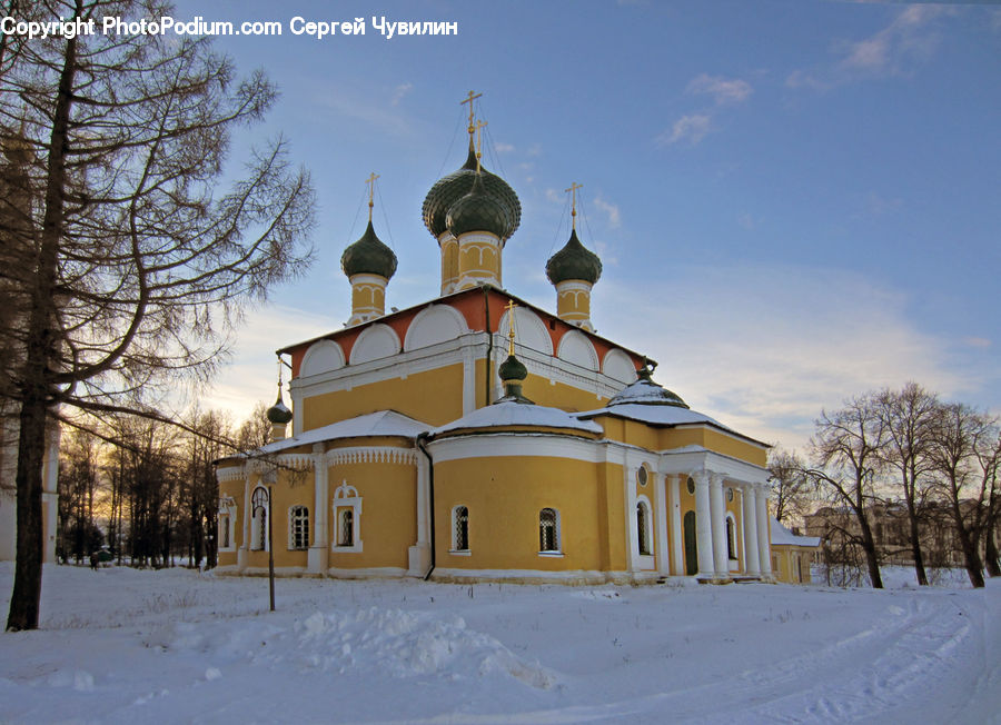 Architecture, Bell Tower, Clock Tower, Tower, Dome, Mansion, Housing