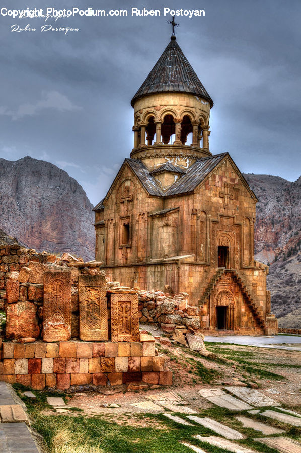 Architecture, Bell Tower, Clock Tower, Tower, Housing, Monastery, Path