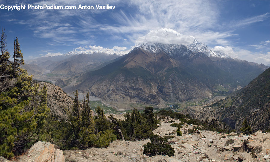 Crest, Mountain, Outdoors, Peak, Mountain Range, Soil, Rock