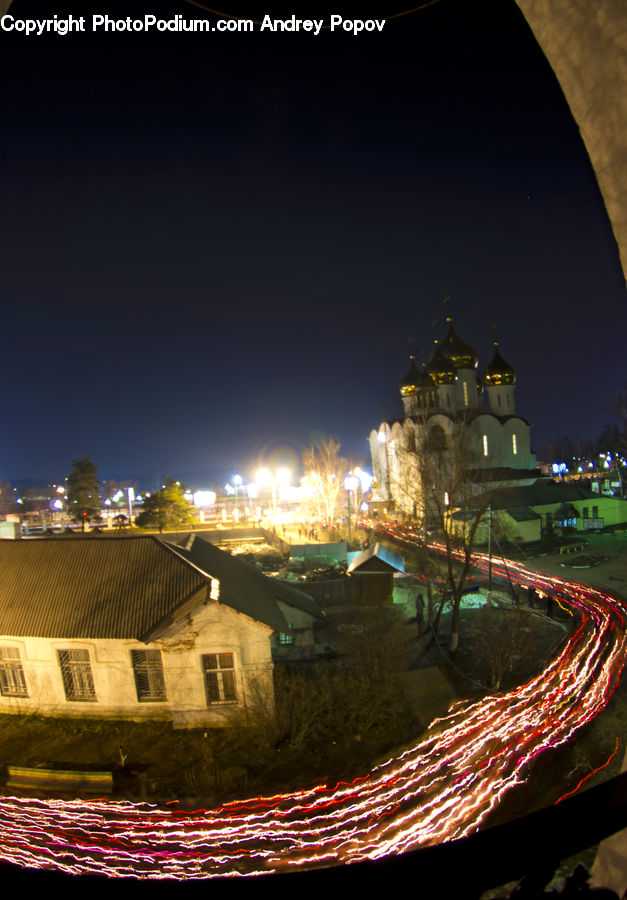 Arena, Building, Cottage, Housing, Architecture, Bell Tower, Clock Tower
